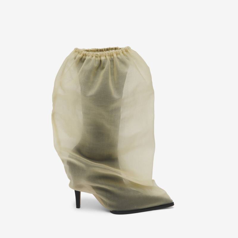 Alexander McQueen Women's Brown Bag Boot - 9 (Nylon)